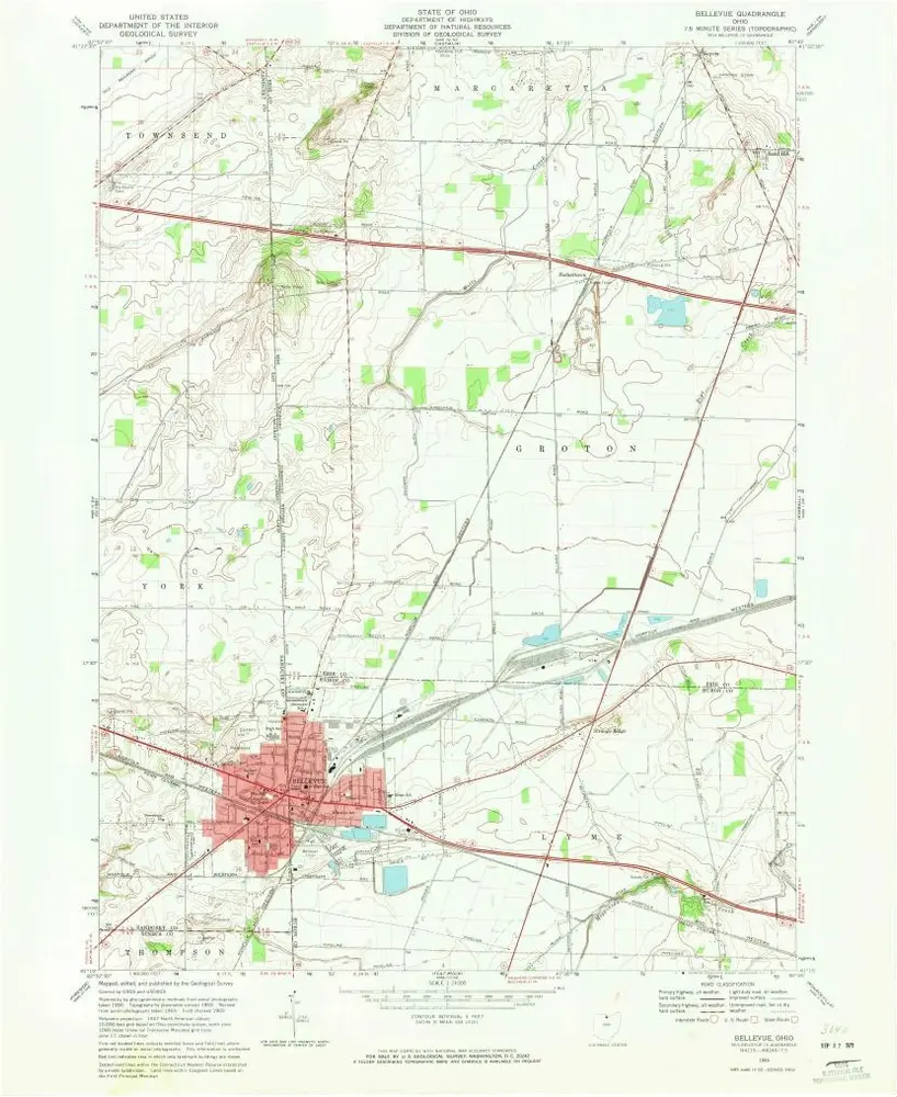 Voorbeeld van de oude kaart