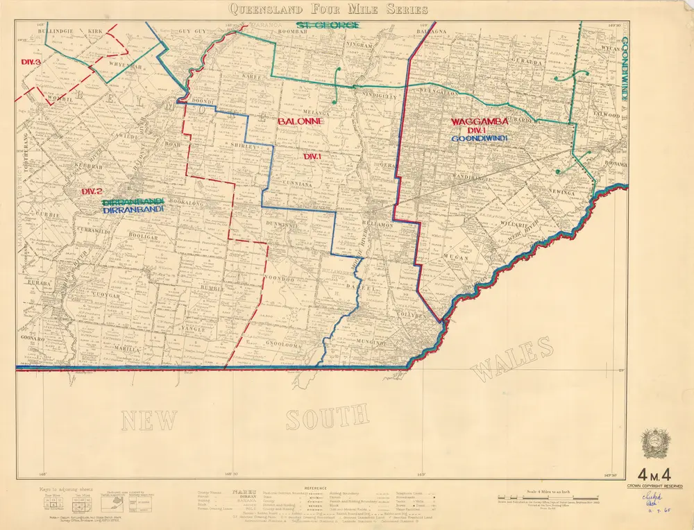 Old maps of Moree, New South Wales