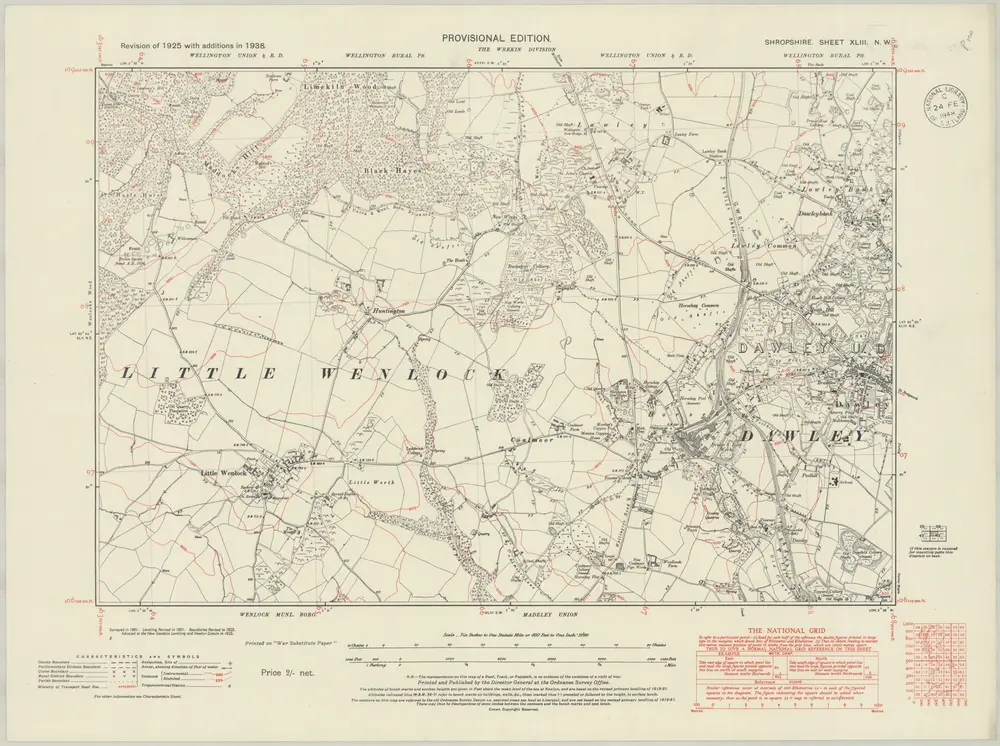 Voorbeeld van de oude kaart