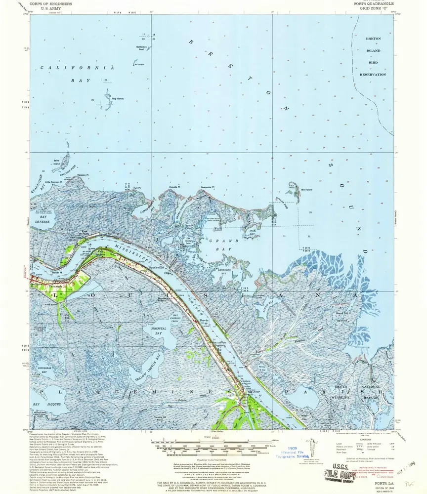 Voorbeeld van de oude kaart