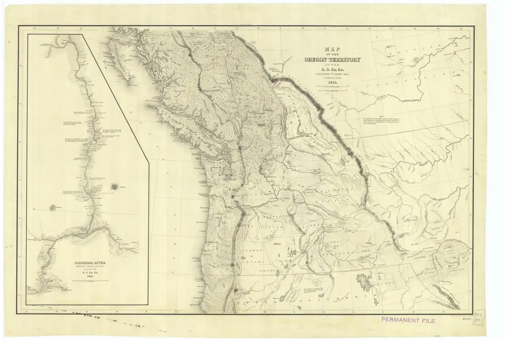 Voorbeeld van de oude kaart