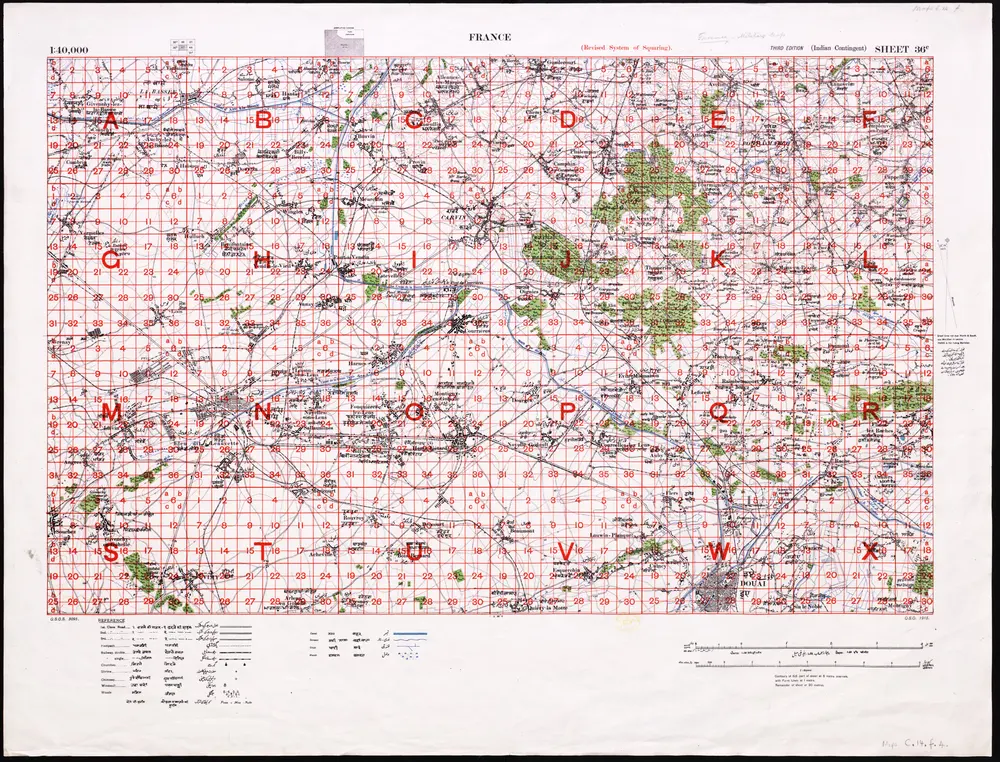 Aperçu de l'ancienne carte