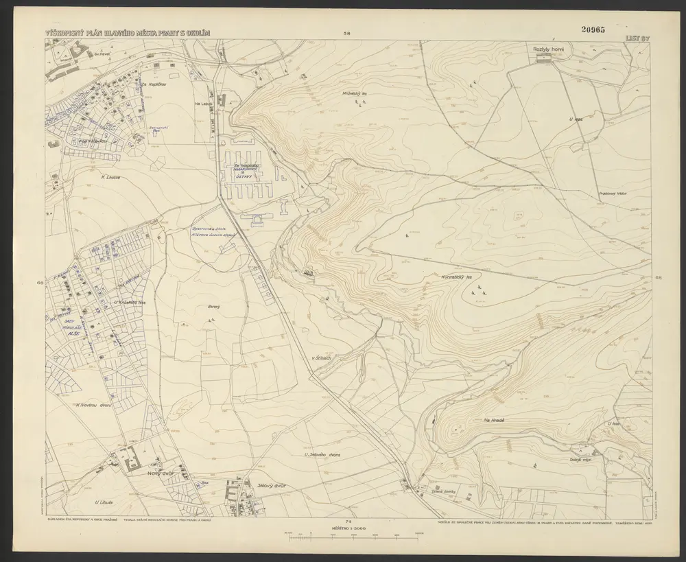 Voorbeeld van de oude kaart