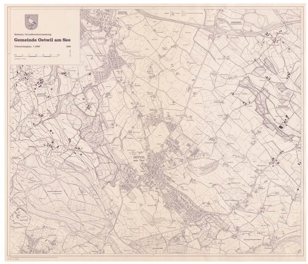 Voorbeeld van de oude kaart