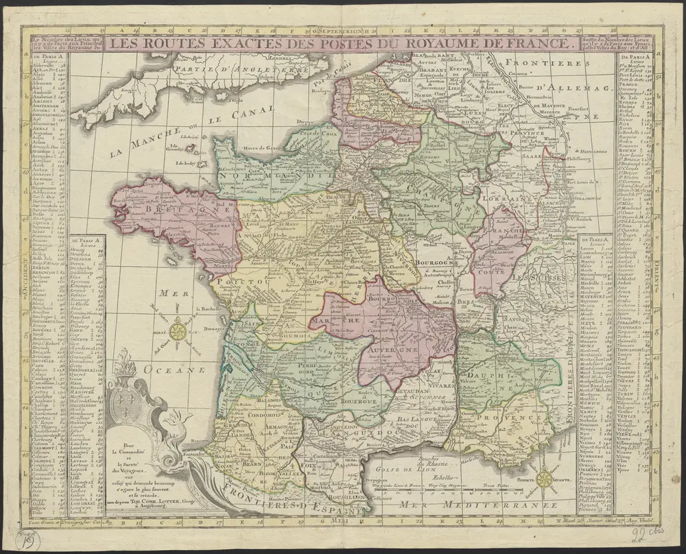 Aperçu de l'ancienne carte