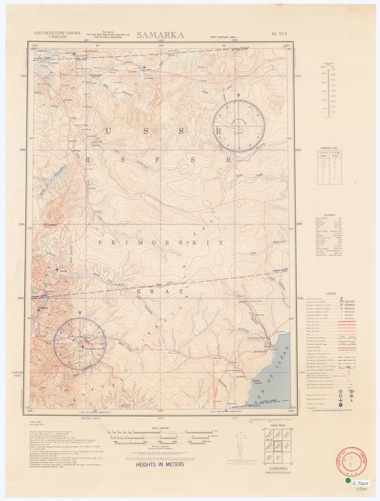 Voorbeeld van de oude kaart