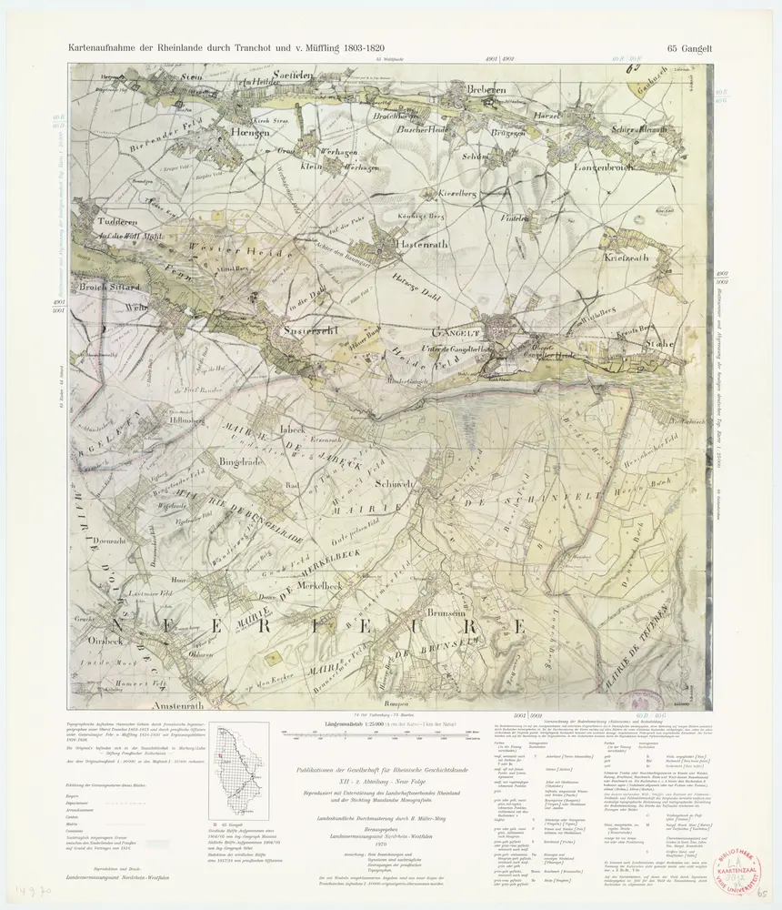 Voorbeeld van de oude kaart