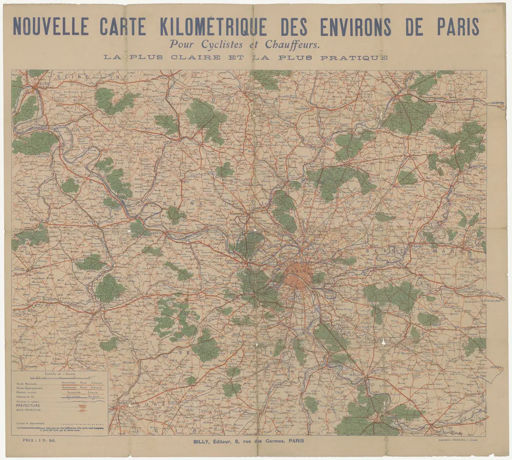 Aperçu de l'ancienne carte