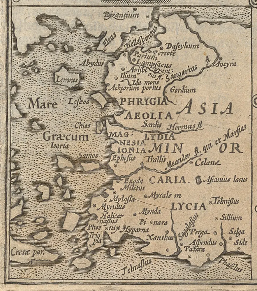 Aperçu de l'ancienne carte