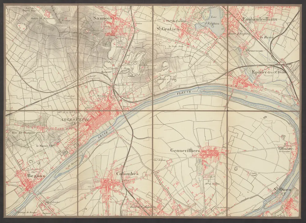 Voorbeeld van de oude kaart