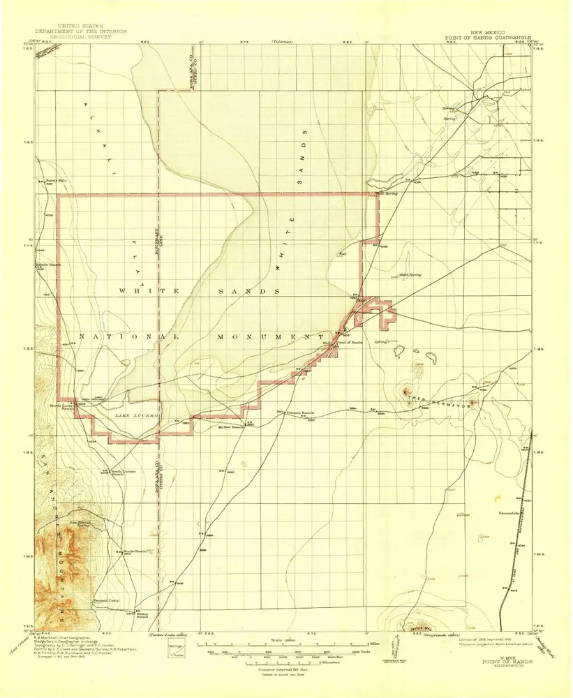 Aperçu de l'ancienne carte