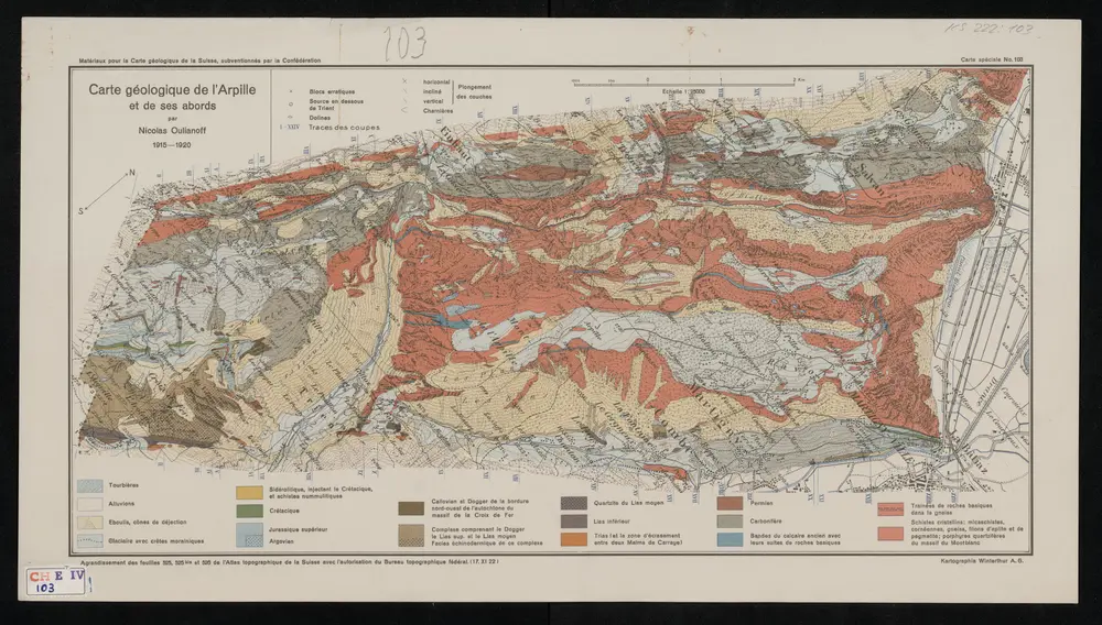 Aperçu de l'ancienne carte