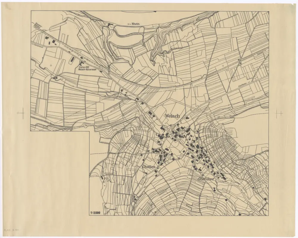 Voorbeeld van de oude kaart