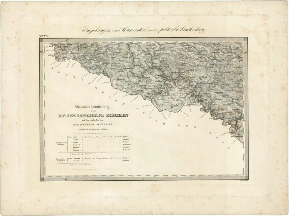 Voorbeeld van de oude kaart