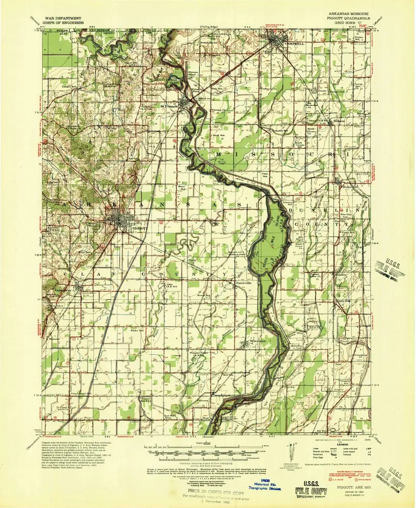 Aperçu de l'ancienne carte