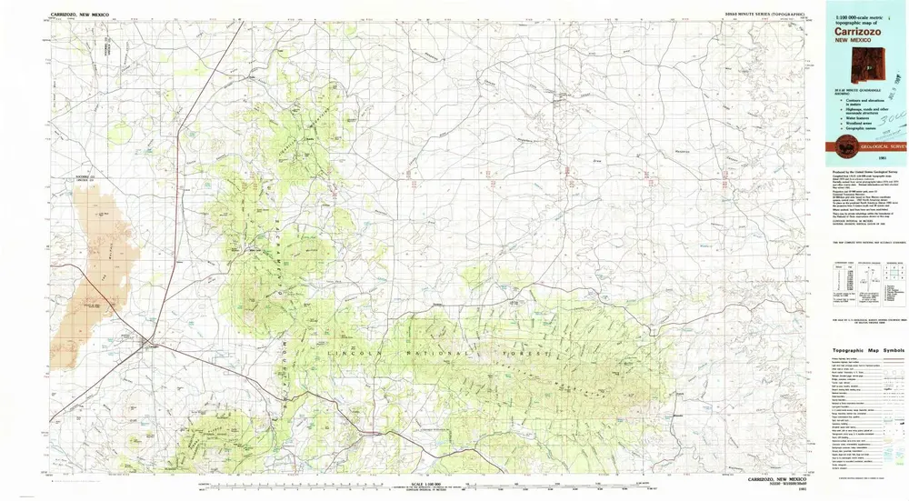 Voorbeeld van de oude kaart