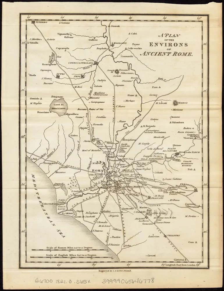 Voorbeeld van de oude kaart