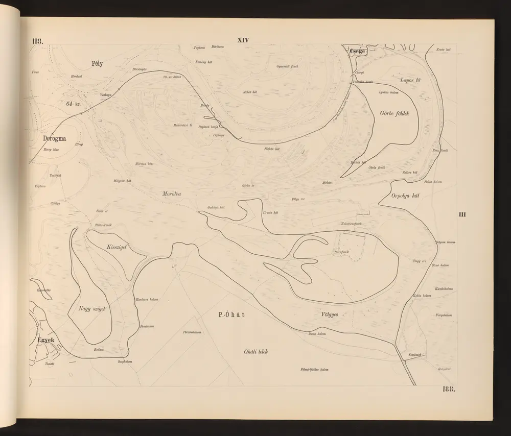 Aperçu de l'ancienne carte