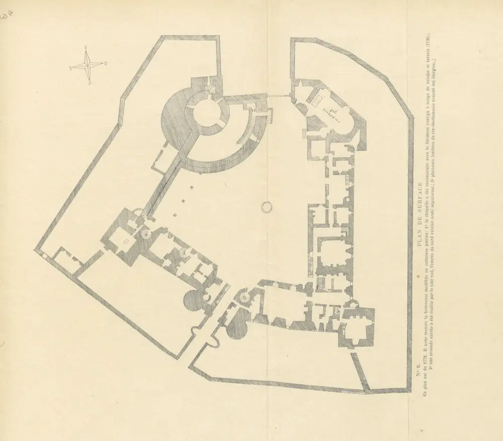 Voorbeeld van de oude kaart