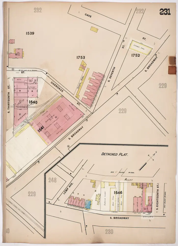 A. Whipple & Co.'s insurance map of St. Louis, Mo