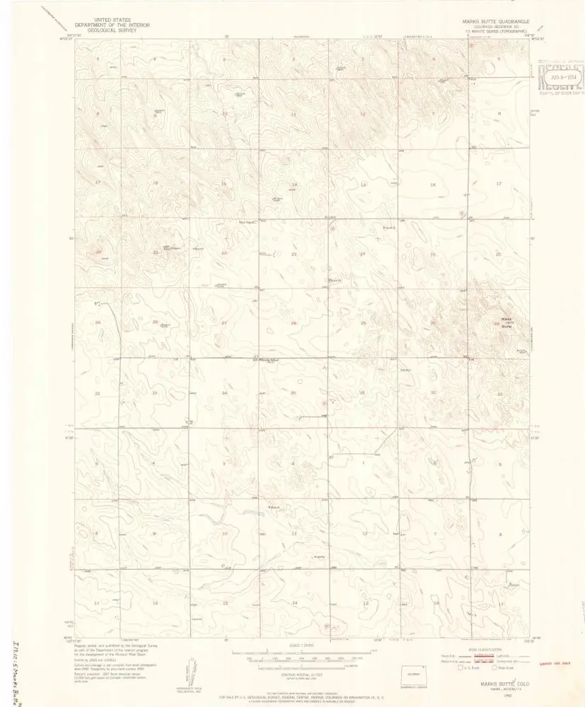 Voorbeeld van de oude kaart