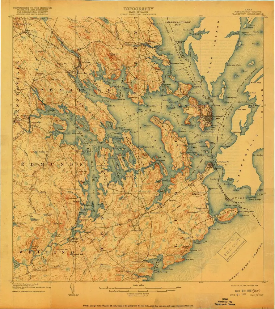 Voorbeeld van de oude kaart