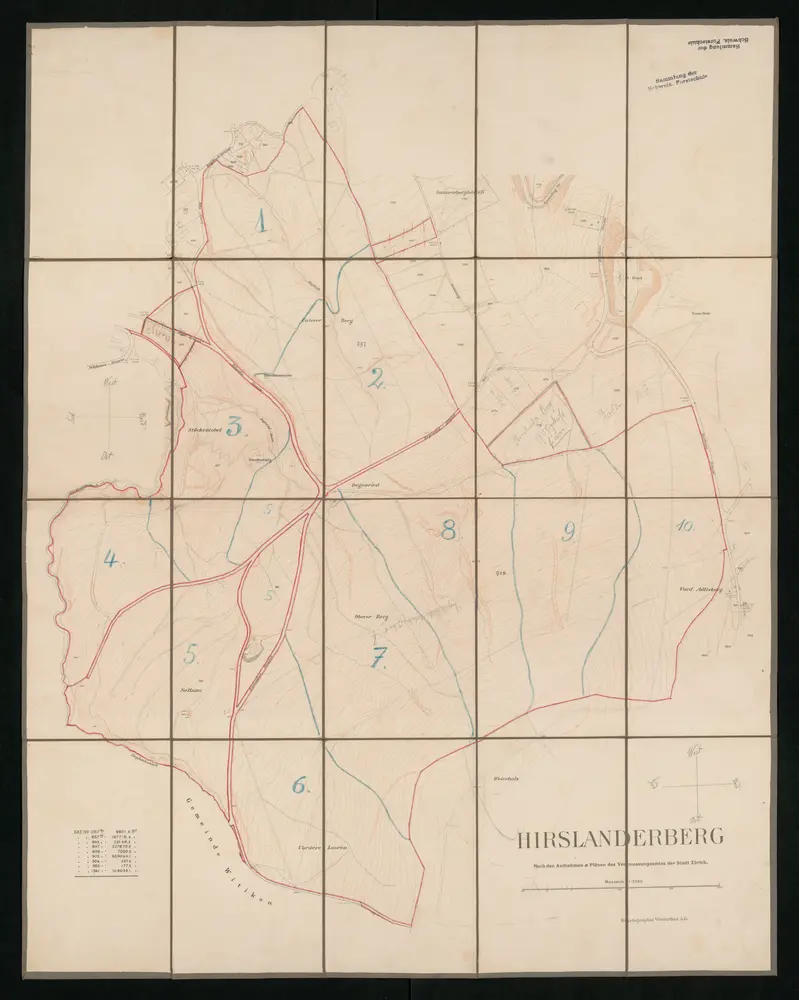 Aperçu de l'ancienne carte