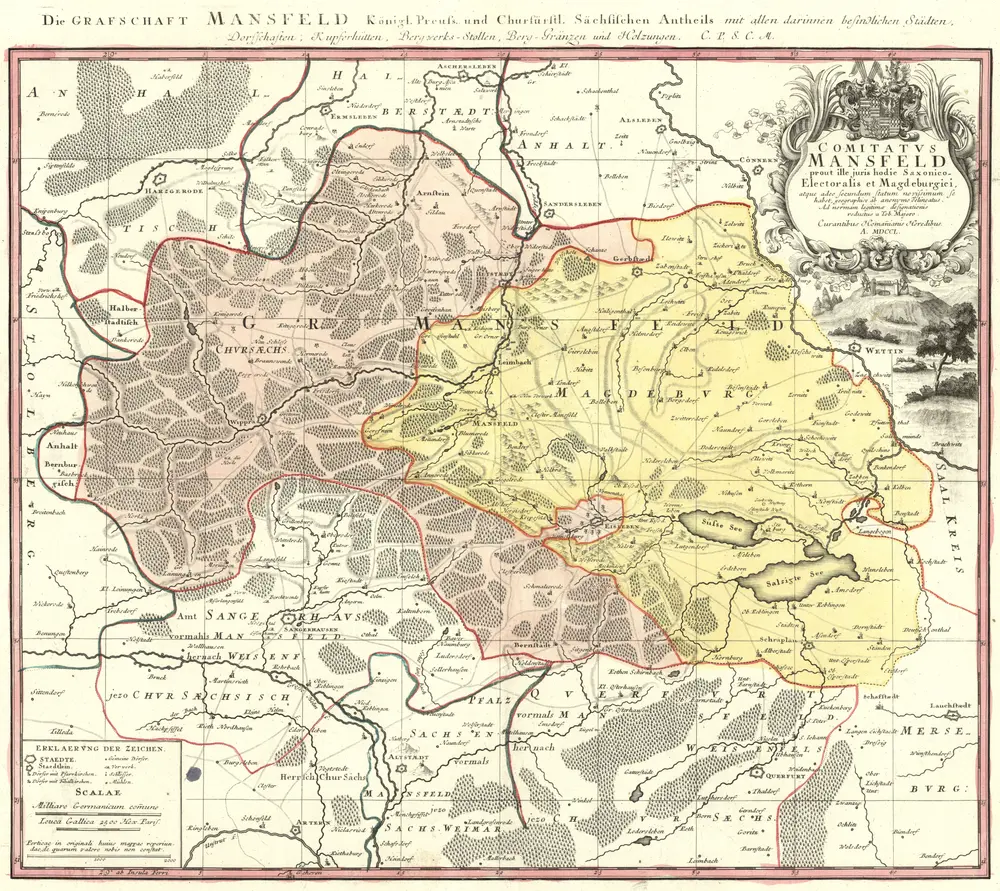 Voorbeeld van de oude kaart