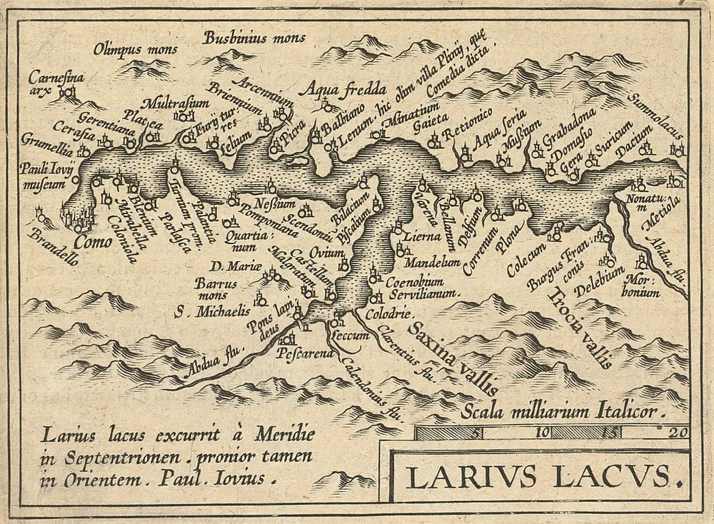 Aperçu de l'ancienne carte