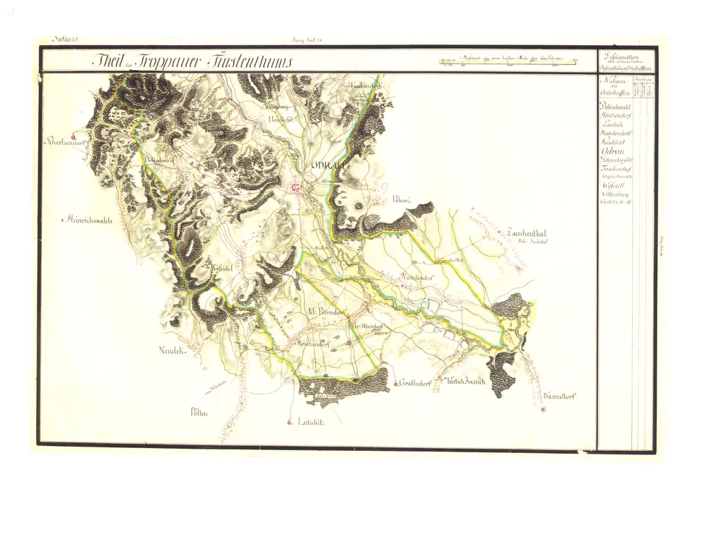 Aperçu de l'ancienne carte