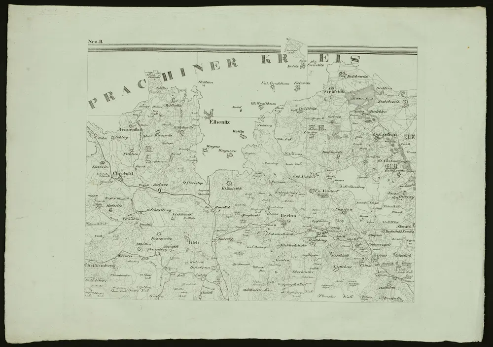 Voorbeeld van de oude kaart