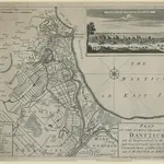 PLAN OF THE FAMOUS TRADING CITY OF DANTZICK and its Neighbourhood by MR. HOMAN, and Corrected lately upon the Spott by a Celebrated Hand, published by J. COVENS and C. MORTIER at AMSTERDAM.