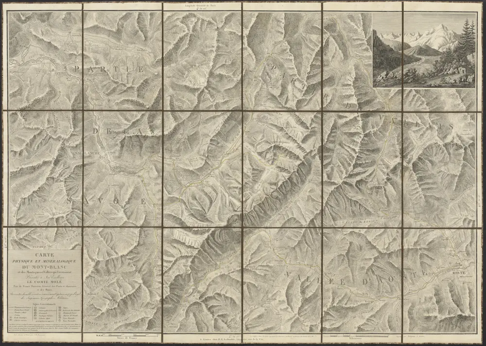 Voorbeeld van de oude kaart