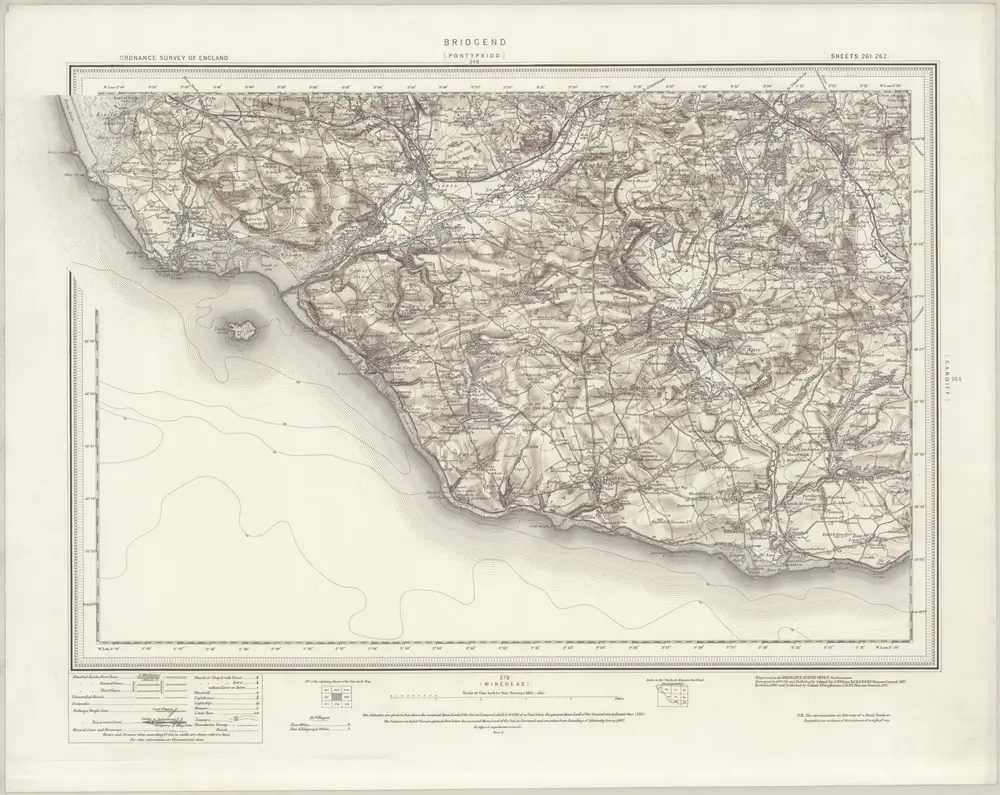 Voorbeeld van de oude kaart