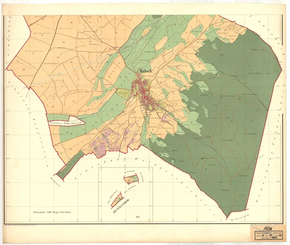 Aperçu de l'ancienne carte