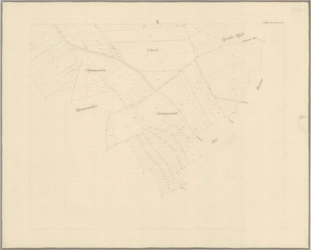 Voorbeeld van de oude kaart