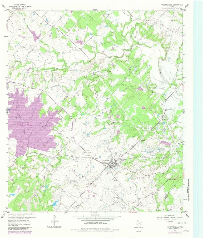 Voorbeeld van de oude kaart