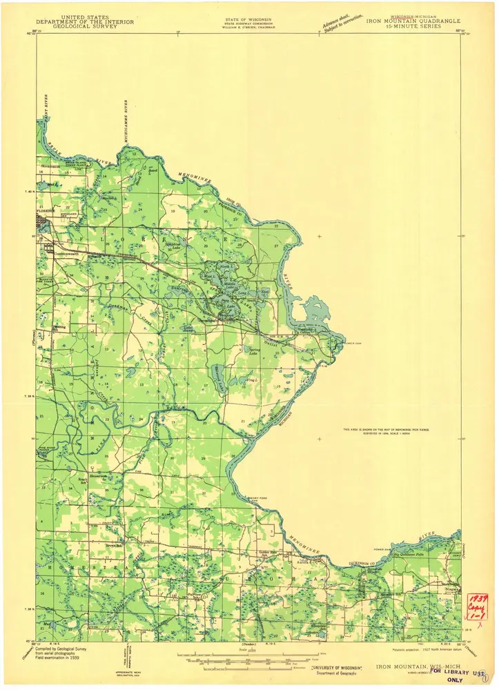 Aperçu de l'ancienne carte