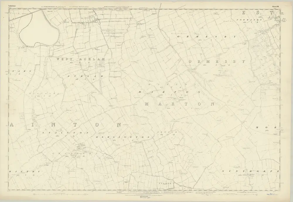 Voorbeeld van de oude kaart