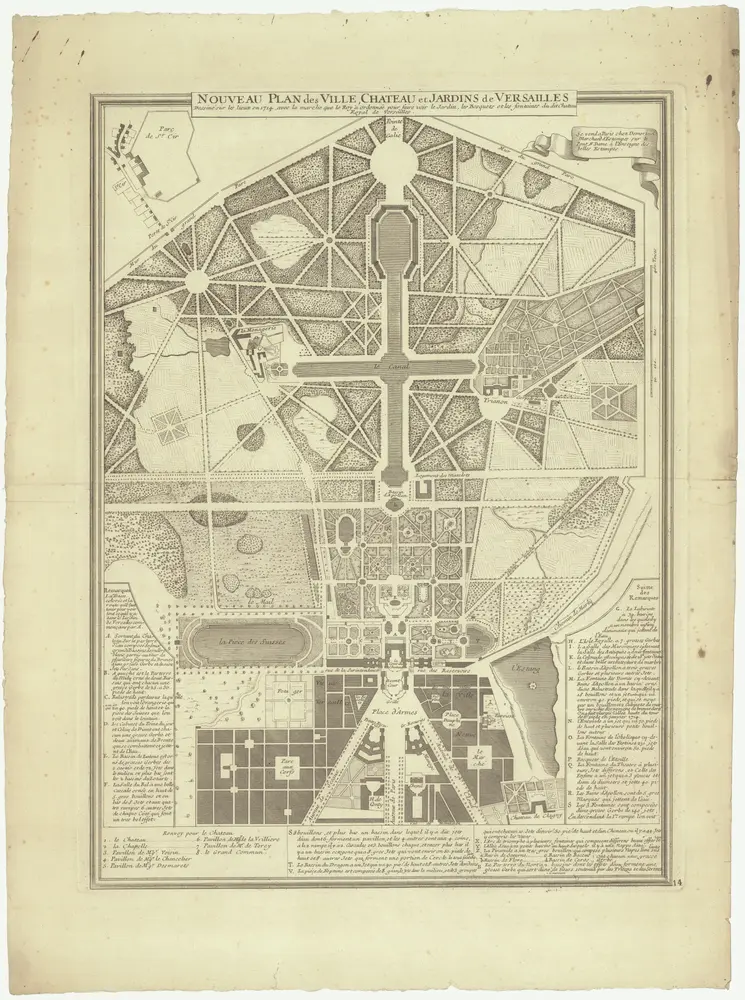 Voorbeeld van de oude kaart