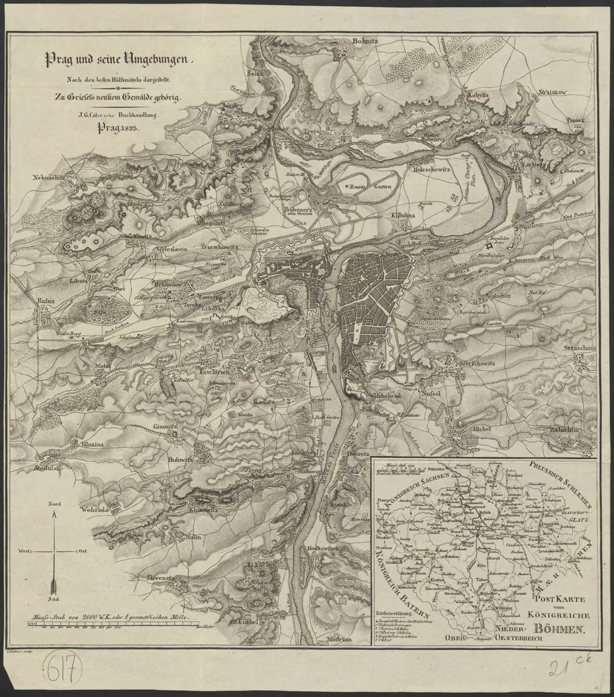 Voorbeeld van de oude kaart