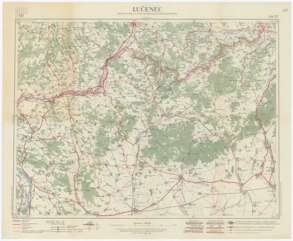 Aperçu de l'ancienne carte