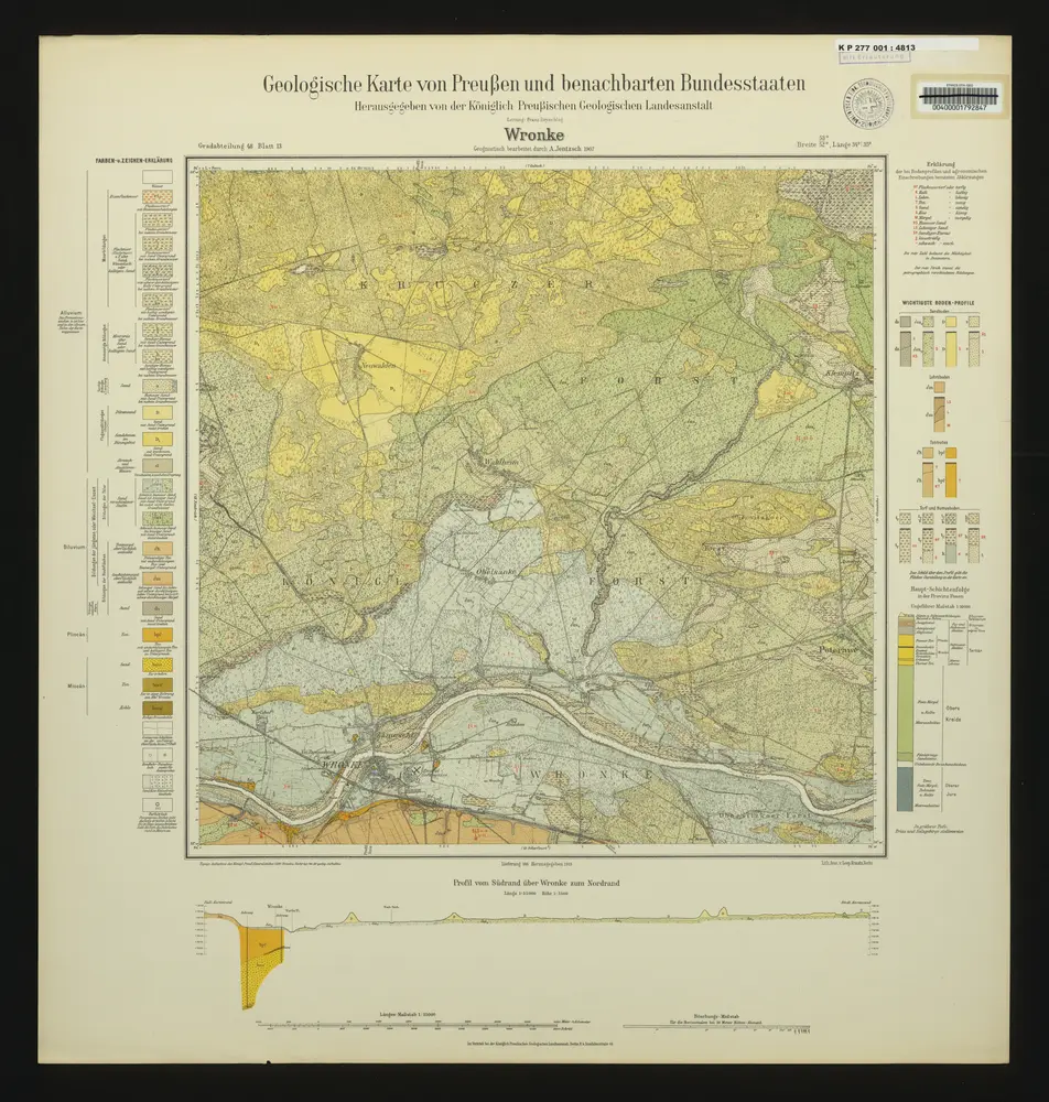 Voorbeeld van de oude kaart