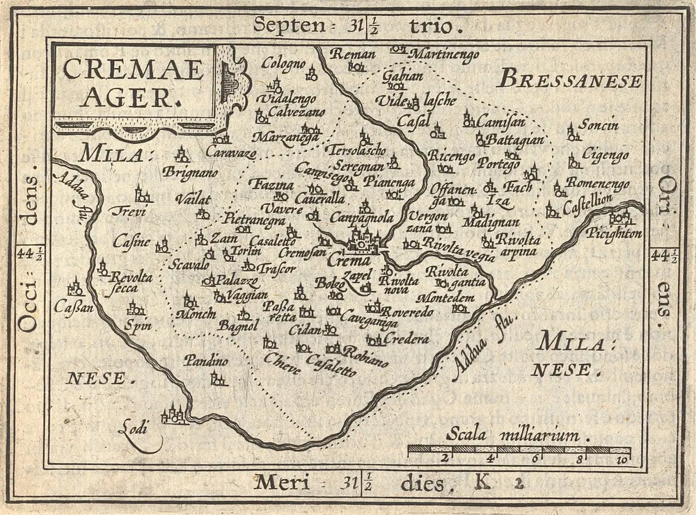 Aperçu de l'ancienne carte