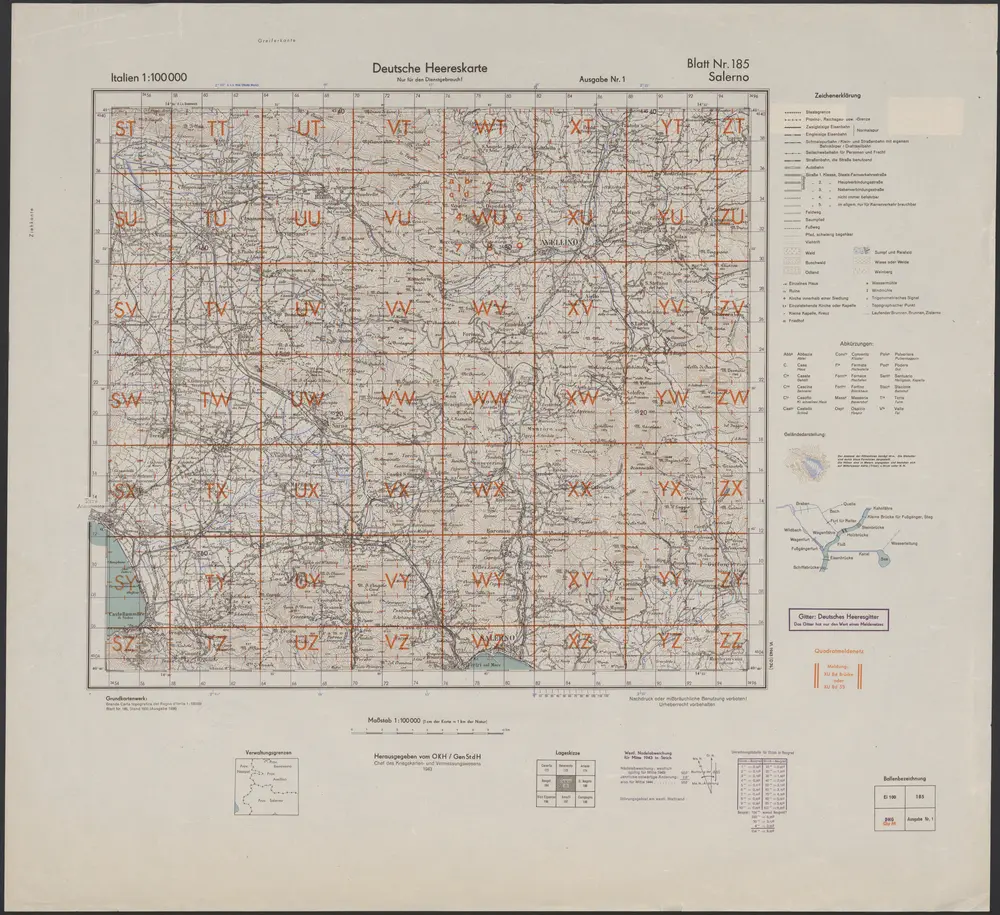 Aperçu de l'ancienne carte