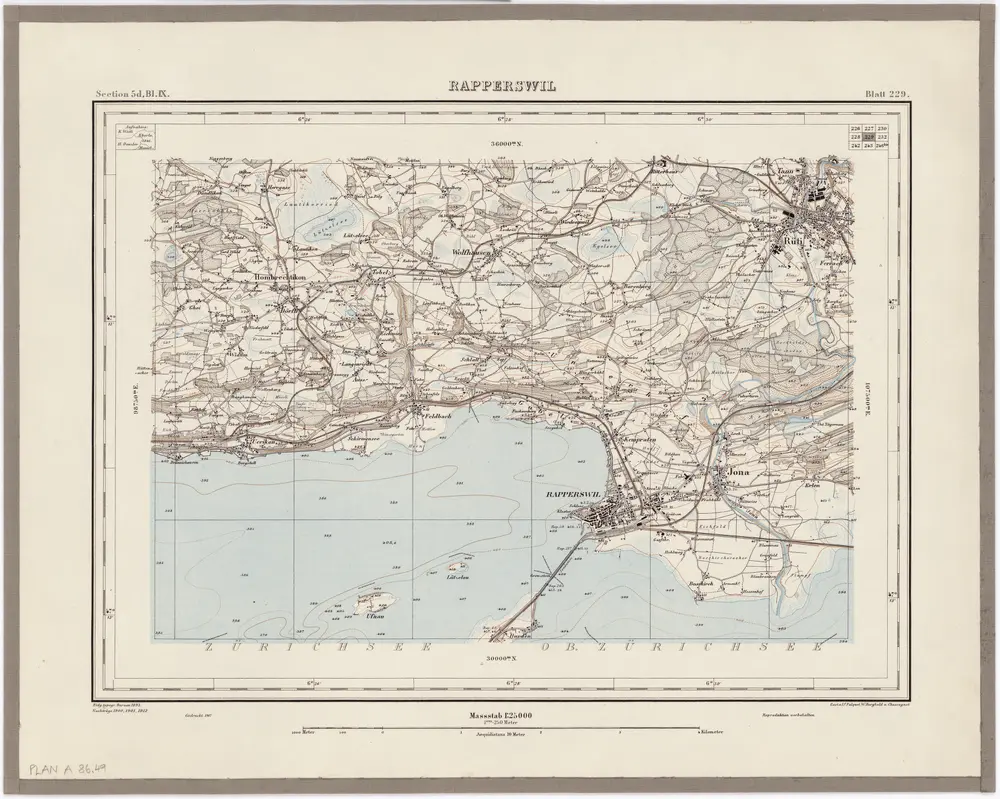 Voorbeeld van de oude kaart