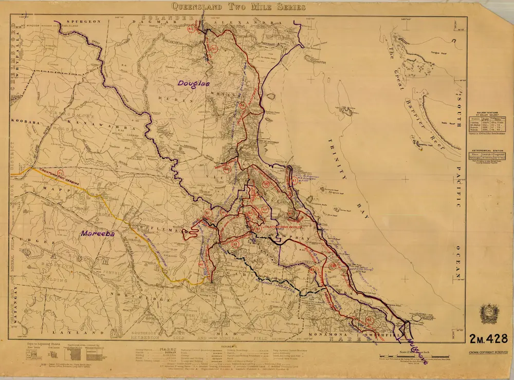 Voorbeeld van de oude kaart