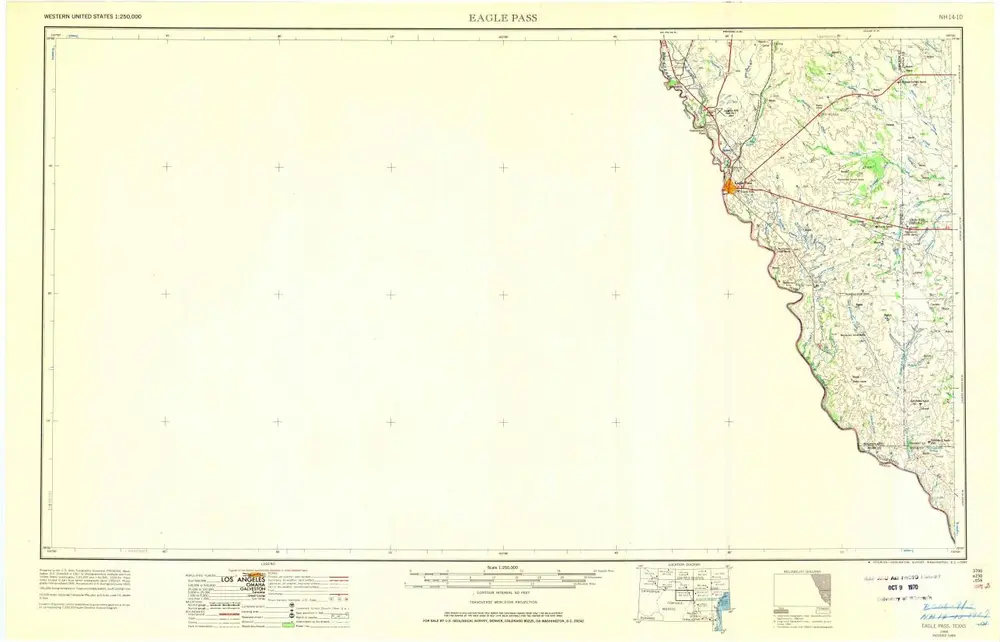 Voorbeeld van de oude kaart