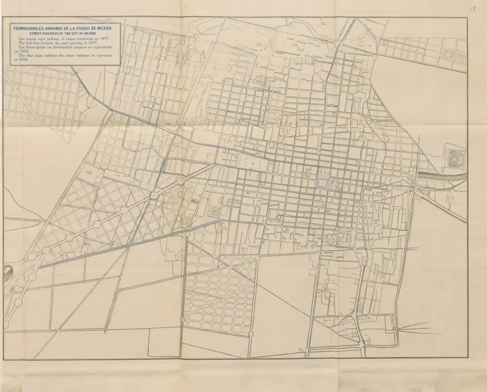 Voorbeeld van de oude kaart