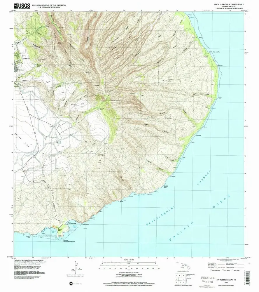 Voorbeeld van de oude kaart